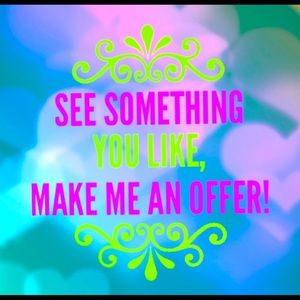 Make offers I’m very negotiable 🛍 HAPPY POSHING